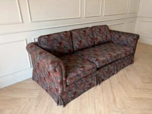 3+1 seater sofa set, vintage style fabric upholstery (1)