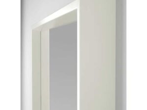 Full-length mirror, freestanding dressing mirror, white frame (2)