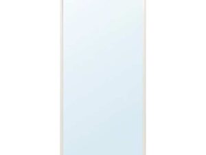 Full-length mirror, freestanding dressing mirror, white frame (2)