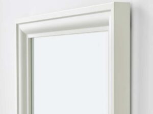 Full-length mirror, freestanding dressing mirror, white frame (2)