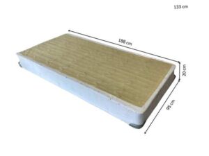 3-foot RESTONIC HAZELWOOD SUPREME mattress with bed base