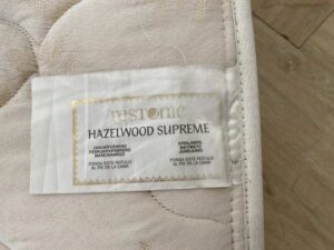 3-foot RESTONIC HAZELWOOD SUPREME mattress with bed base