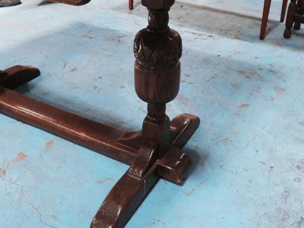 Dining table, multi-purpose table, mahogany wood, imported from Europe._W45ZL7NB0J