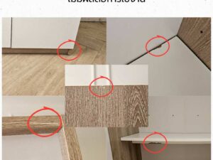 White two-door wardrobe with wooden frame, Index brand, VASH model.