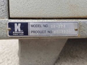 4-drawer safe, Kingdom brand, model SA-704