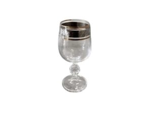 Platinum gold wine glass
