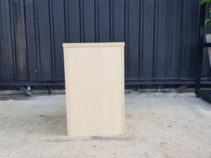 Cream-colored 3-drawer mobile cabinet