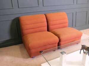 1 seat sofa, modern design, brown fabric cushion._175LL7XIHH_WSN60OKE8C