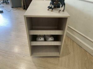Gray sofa side cabinet, modern style