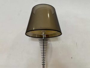 Floor lamp with iron base