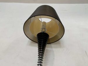 Floor lamp with iron base