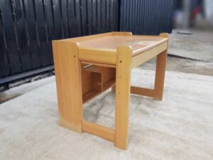 Wooden desk with 2 drawers, 107 cm