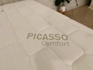 3.5 foot bed, steel frame with 3.5 foot mattress, PICASSO COMFORT brand, FLEX model._XKQBT2LJRC