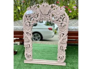 Mirror, carved teak wood_XL8LK9JNK0