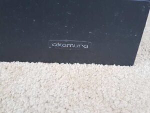 2-Drawer Steel File Cabinet with 2 Opening and 2 Sliding Doors, Black, 230 cm, Okamura Brand