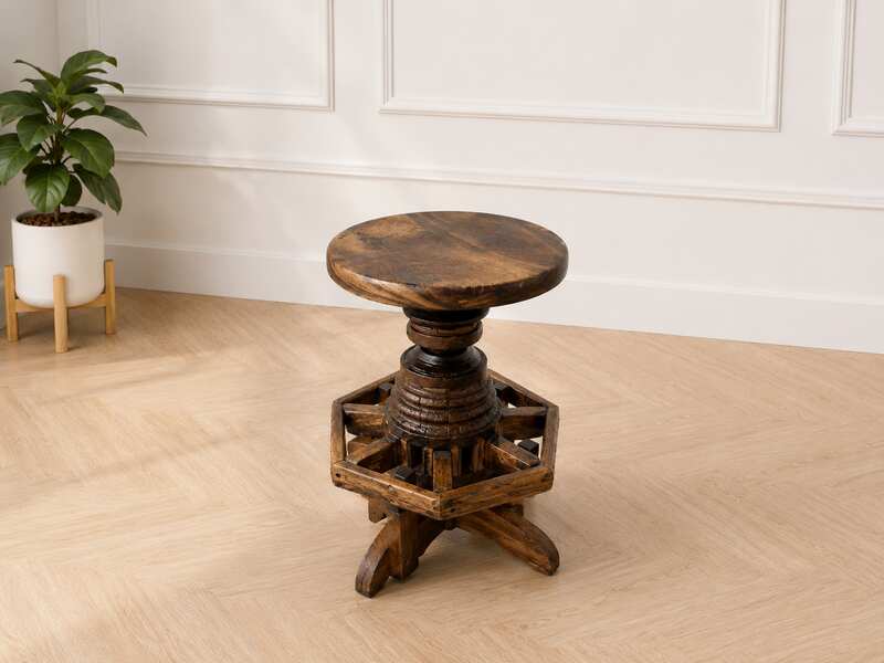 Wooden table, chairs, cart, 3-piece set (there are many)_YQ4BRLTNE1
