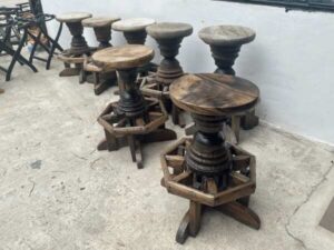 Wooden table, chairs, cart, 3-piece set (there are many)_YQ4BRLTNE1