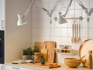 IKEA White Clamp-on Desk Lamp (2)