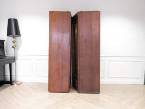 Mahogany wardrobe With mirror, 2 doors, 1 drawer, imported from Europe._YY2PERRU30