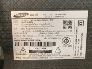 Samsung TV 24 inches, wall mount, model UA24H4003_Z4TL58YZTS