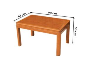 Center table, teak frame, hotel work, low table, reception table, teak frame_ZEP5QLP8RR