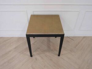Lamp table, steel frame Side table, reception table, hotel work_ZHGMMBVK5P