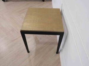 Lamp table, steel frame Side table, reception table, hotel work_ZHGMMBVK5P