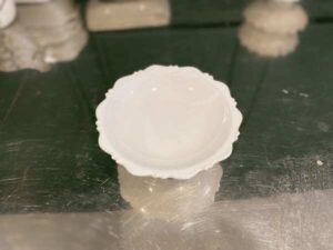 White ceramic pan
