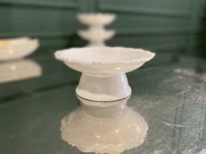 White ceramic pan