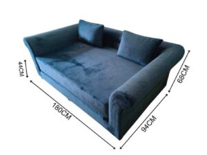 Velvet Sofa Bed with Adjustable Backrest (Brand New)_KQ72295OXW_0SS41HE6XA