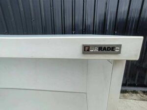 FURRADEC White 2-Door Cabinet with 1 Shelf