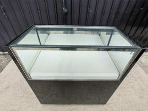 Black Glass Display Cabinet