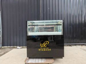 Black Glass Display Cabinet