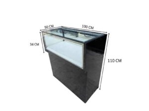 Black Glass Display Cabinet