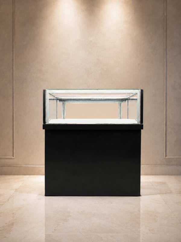 Black Glass Display Cabinet