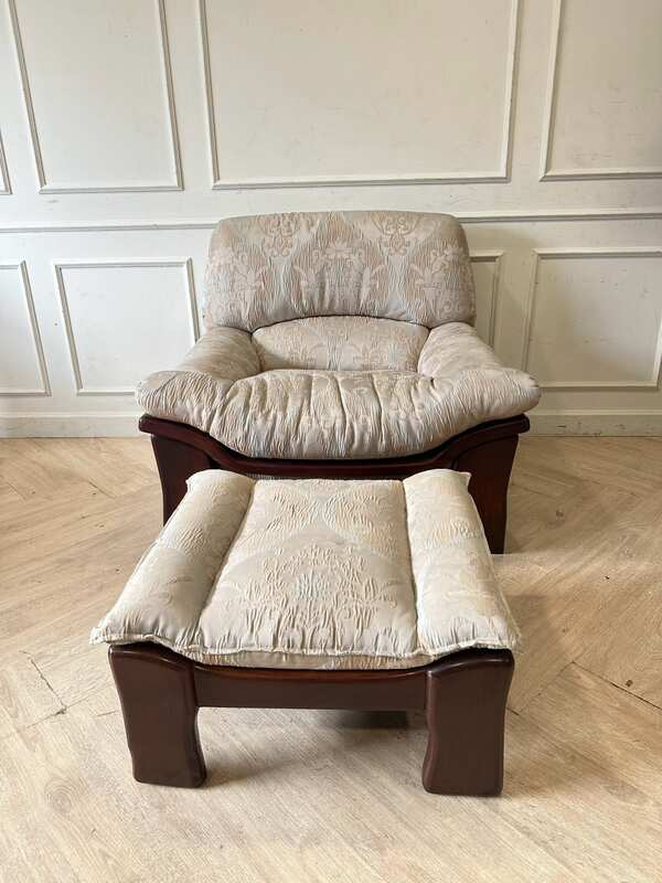 Chair + Footstool Chair