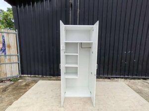 White 2-door cabinet **Brand new, unused**