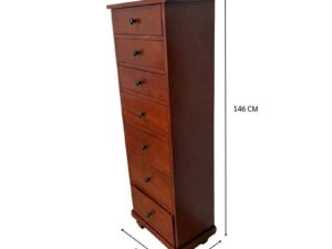 7-Tier Wooden Frame Drawer Unit (2)