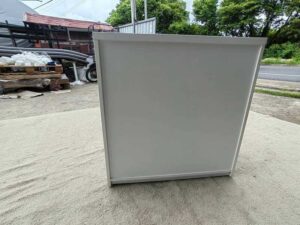 White 3-drawer mobile unit with wheels.