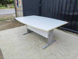 White Office Meeting Table