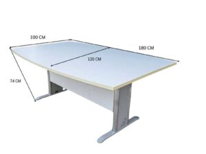 White Office Meeting Table