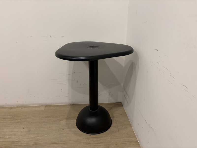 Modern-style black side table