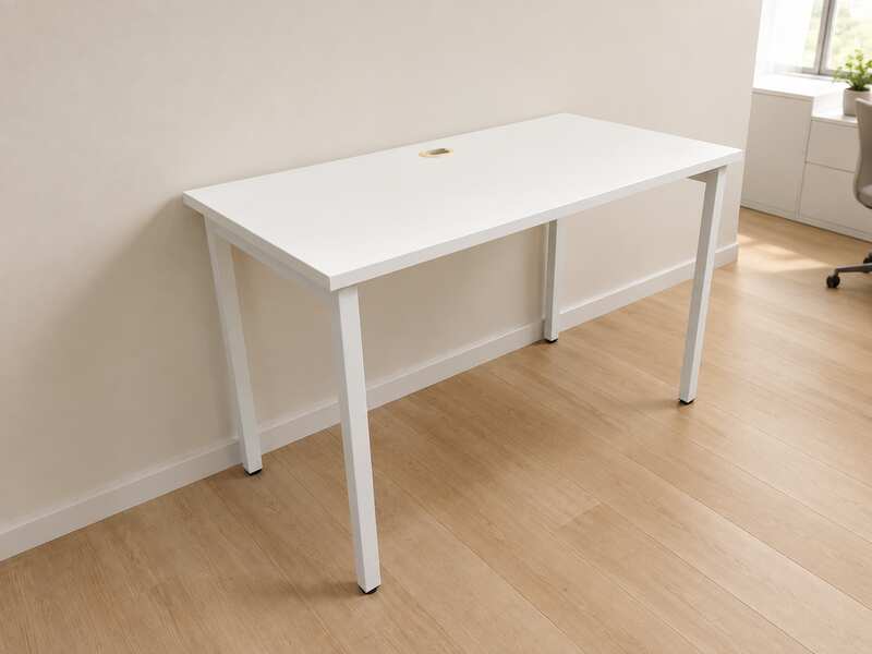 120 cm White Desk (1)