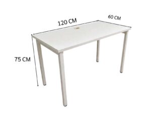 120 cm White Desk (1)
