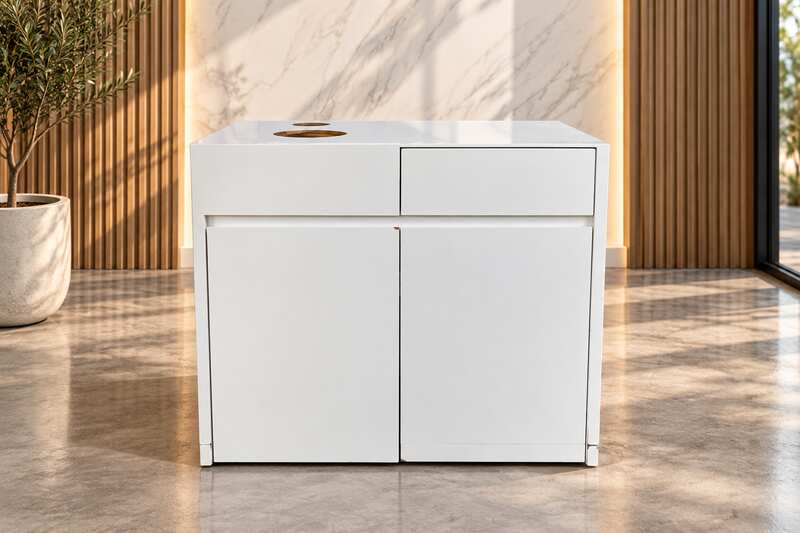 Counter cabinet with 1 drawer and 1 storage compartment