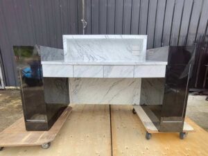 Reception Counter (Wood & Marble Pattern) (1)