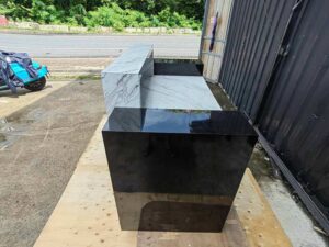 Reception Counter (Wood & Marble Pattern) (1)