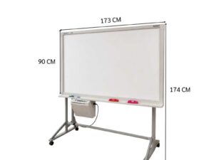 Panasonic Whiteboard with Stand (Size: 173 x 90 x 174 cm) (1)